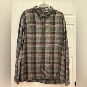 Toad & Co Men’s Extra Large Button-Up Shirt – Organic Cotton Plaid